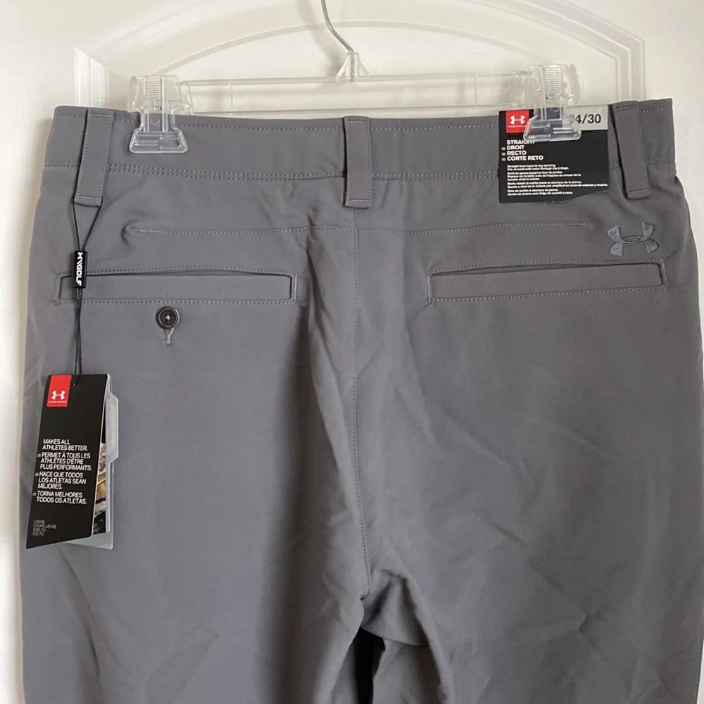NWT Under Armour men’s golf pants 34/30, grey
